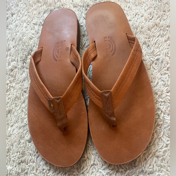 Rainbow Other - Rainbow Men's Brown Flip-Flops